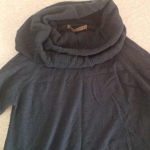 Teal Cowl Neck Sweater - Picture 5 of 8